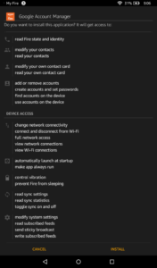 Install Google Account Manager